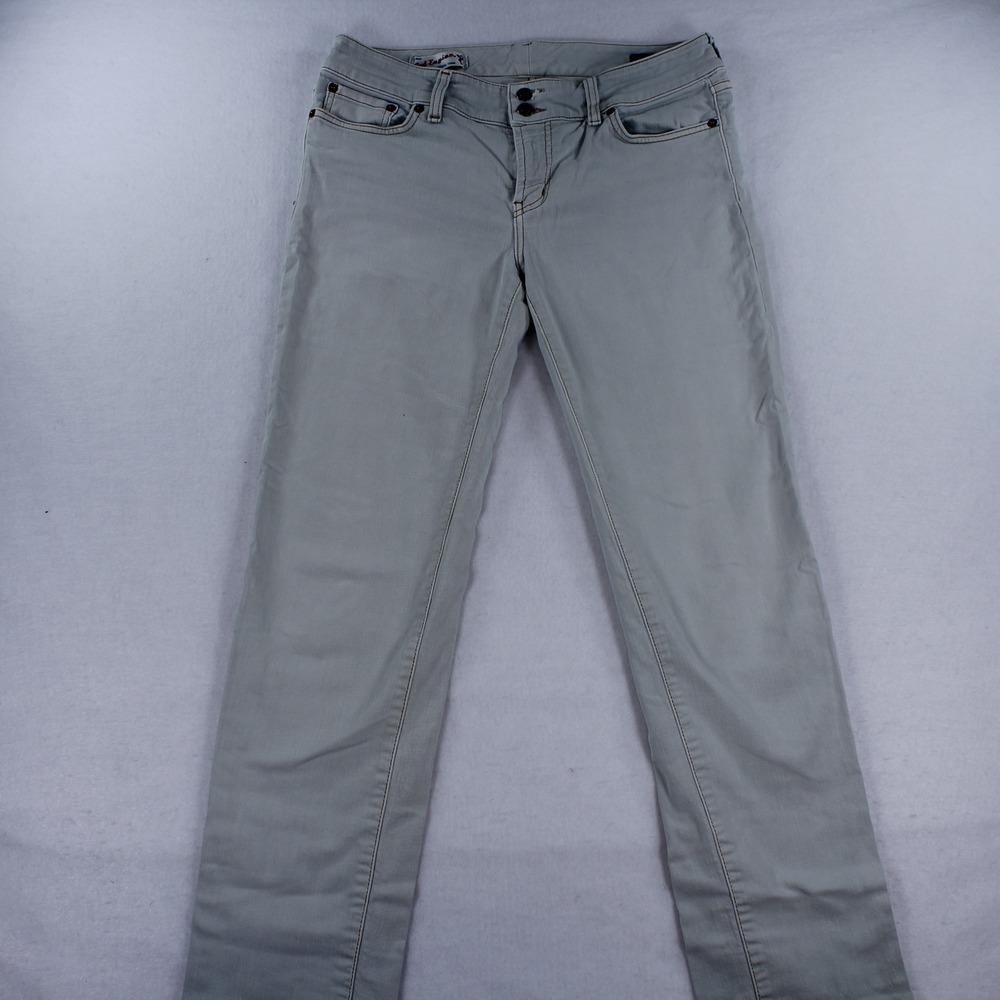Vtg Red Engine Women's Cinder Straight Leg Jeans Size 32 Light Blue Denim